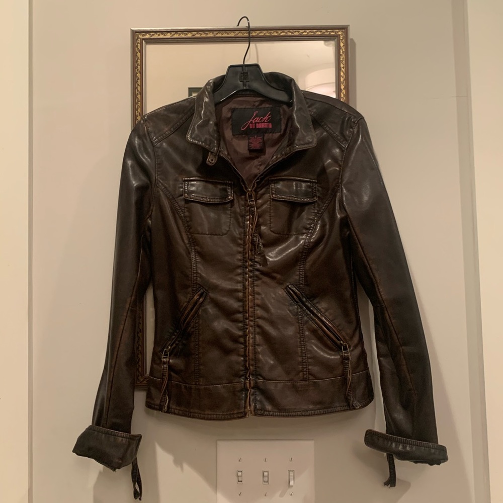 Fell leather motorcycle jacket perfect condition